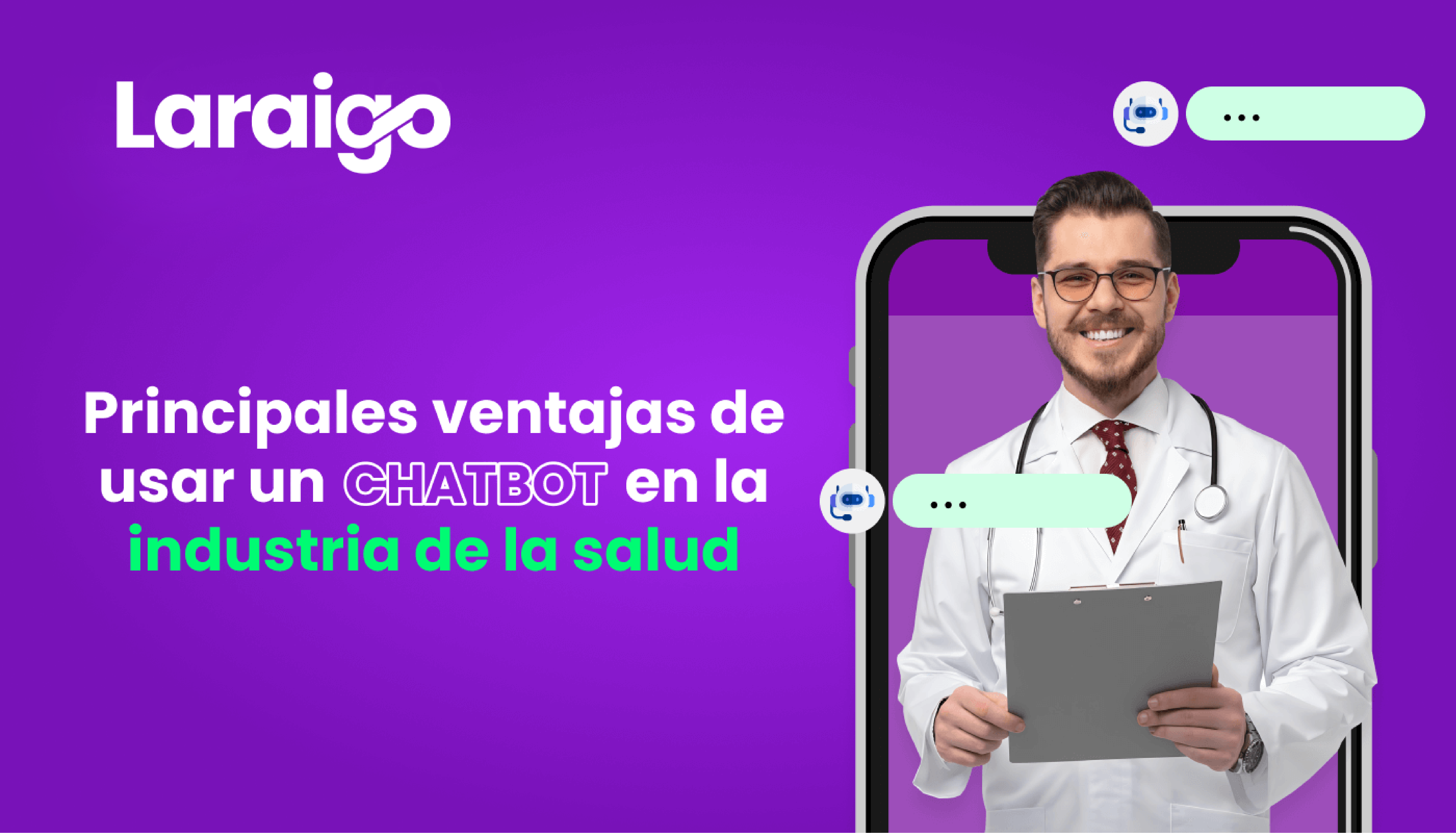 Principales beneficios de usar un Chatbot en negocios de la salud